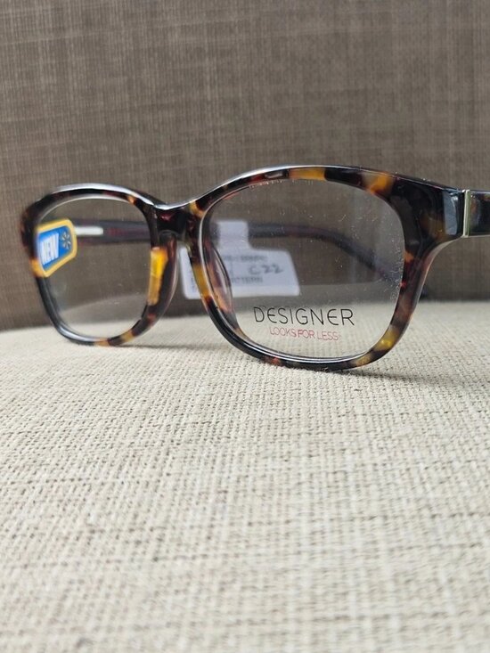 Walmart Accessories - Wallmart Eyeglasses Frame Tortoise Brown Designer Look Eyewear FM13048 NWT $54